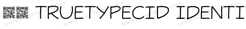 宋体 truetypeCID identity H字体转换